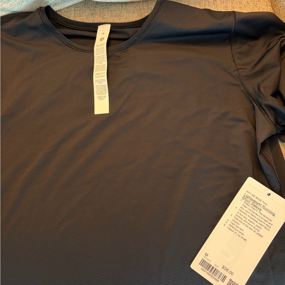 Women’s lightweight running shirt - Black